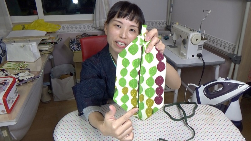 かわいい！着物に合う！紙風船型ポーチの作り方