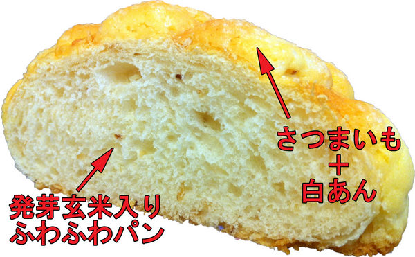 ウチのメロンパン。ちょっと変わってます。